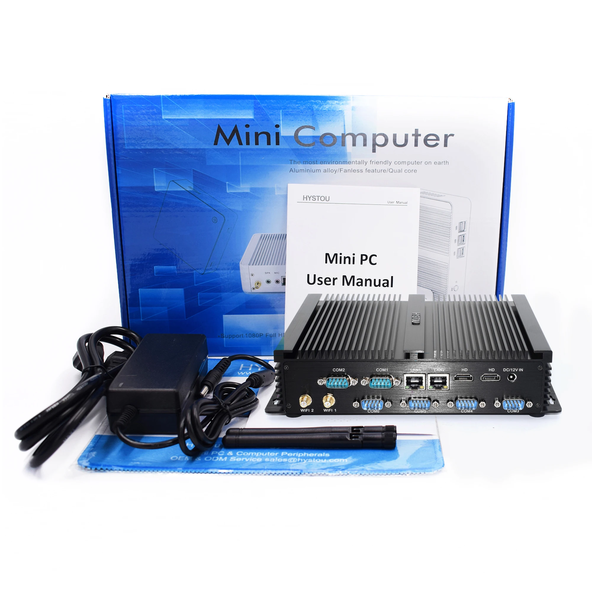 Промышленный мини-ПК K4 Core i5 4200U Intel Nuc Dual LAN WIN 10 HD 8 мини-компьютер маленький настольный
