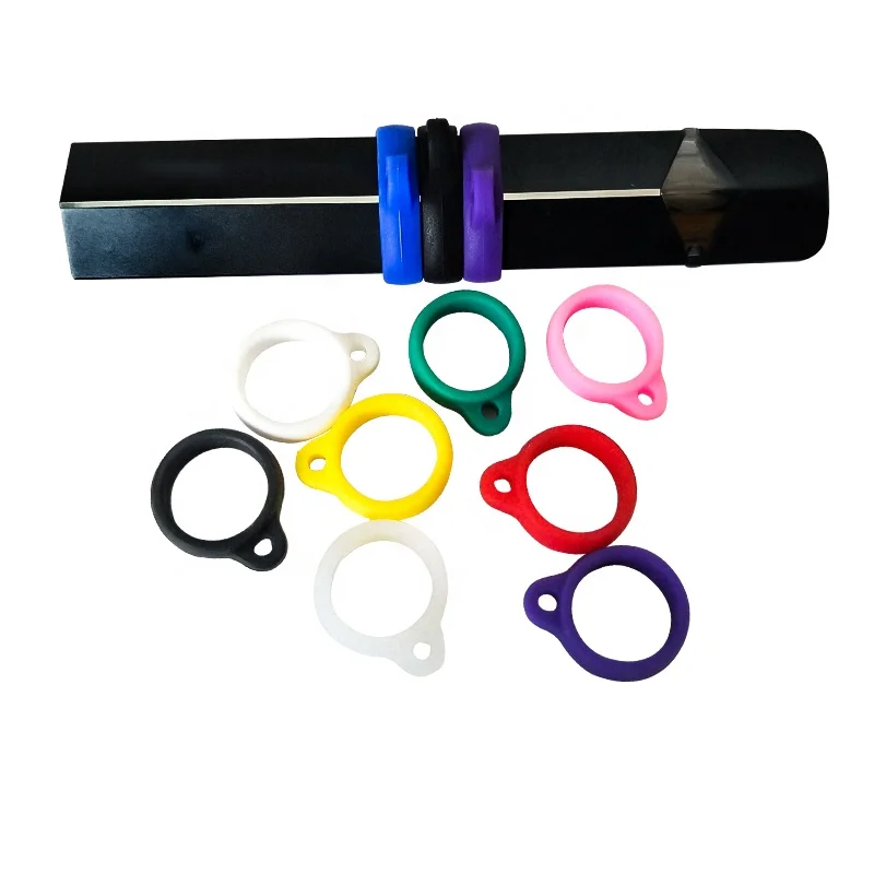 
13mm Ring silicone with buttonhole Anti slip rubber band vape ring Vape Band Covering Rubber Ring e cigarette 