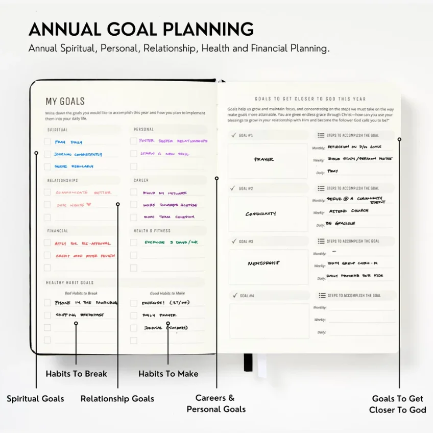 TaiYon на 278 странице жесткая кожаная Библия Золотая фольга журнал благодарности христианские записные книжки