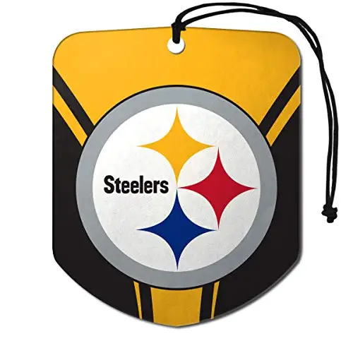 High quality PITTSBURGH STEELERS Hanging Car Air Freshener Odor Eliminator Shield Design with Team Logo