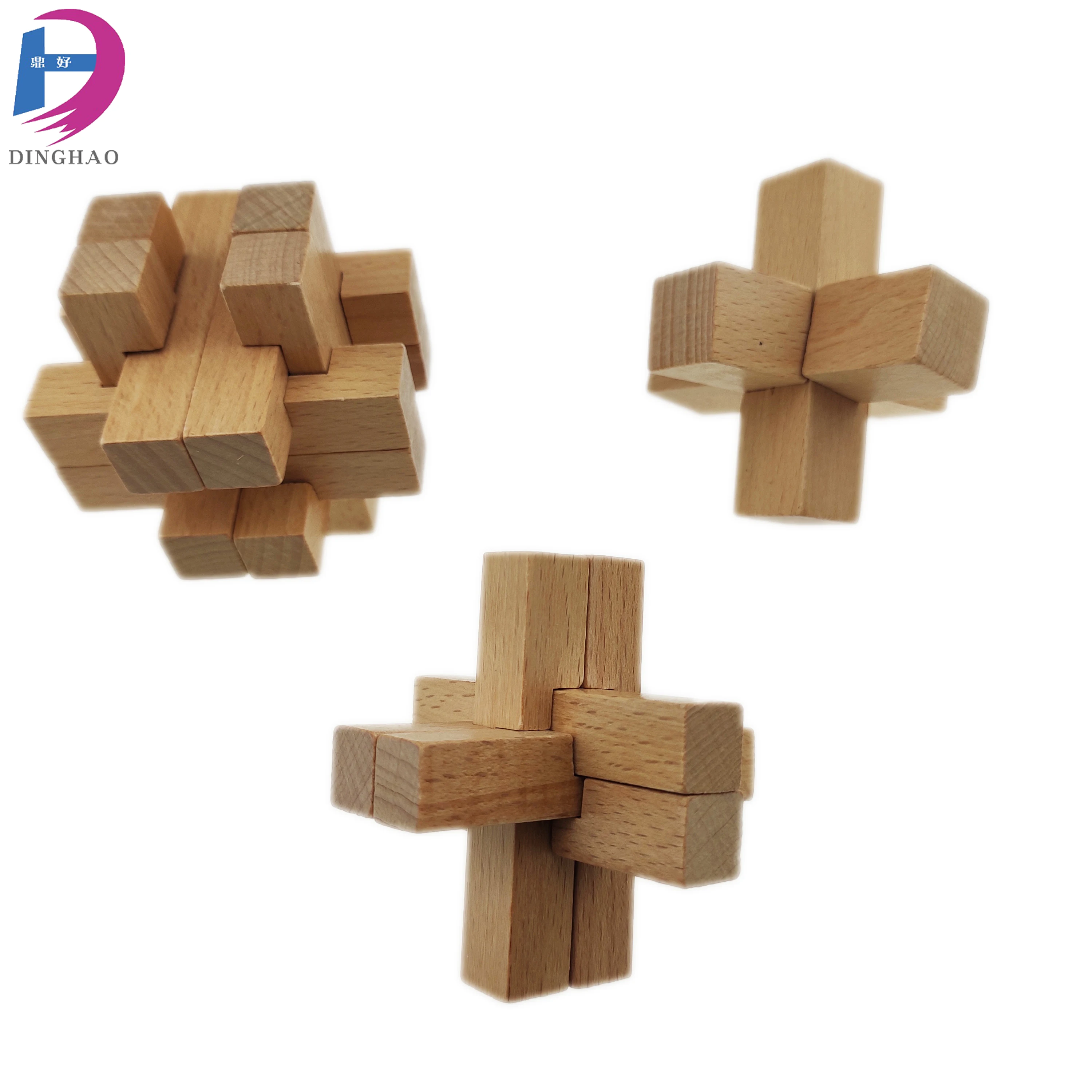 
Hot Sale Designs Wooden 3D Puzzle Games 