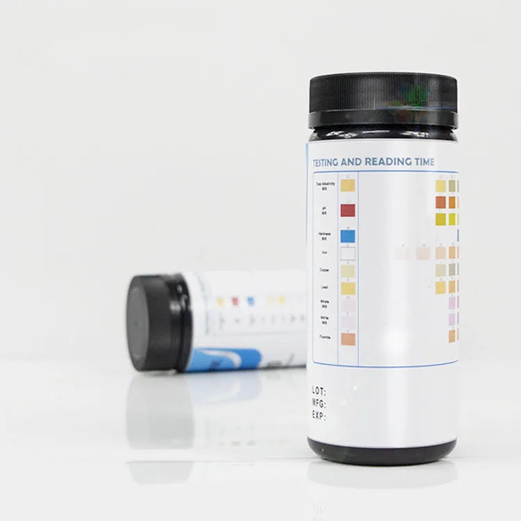 Drinking Water Hardness Test Strips Kit For Hardness Chlorine Fluoride Lead Iron Copper