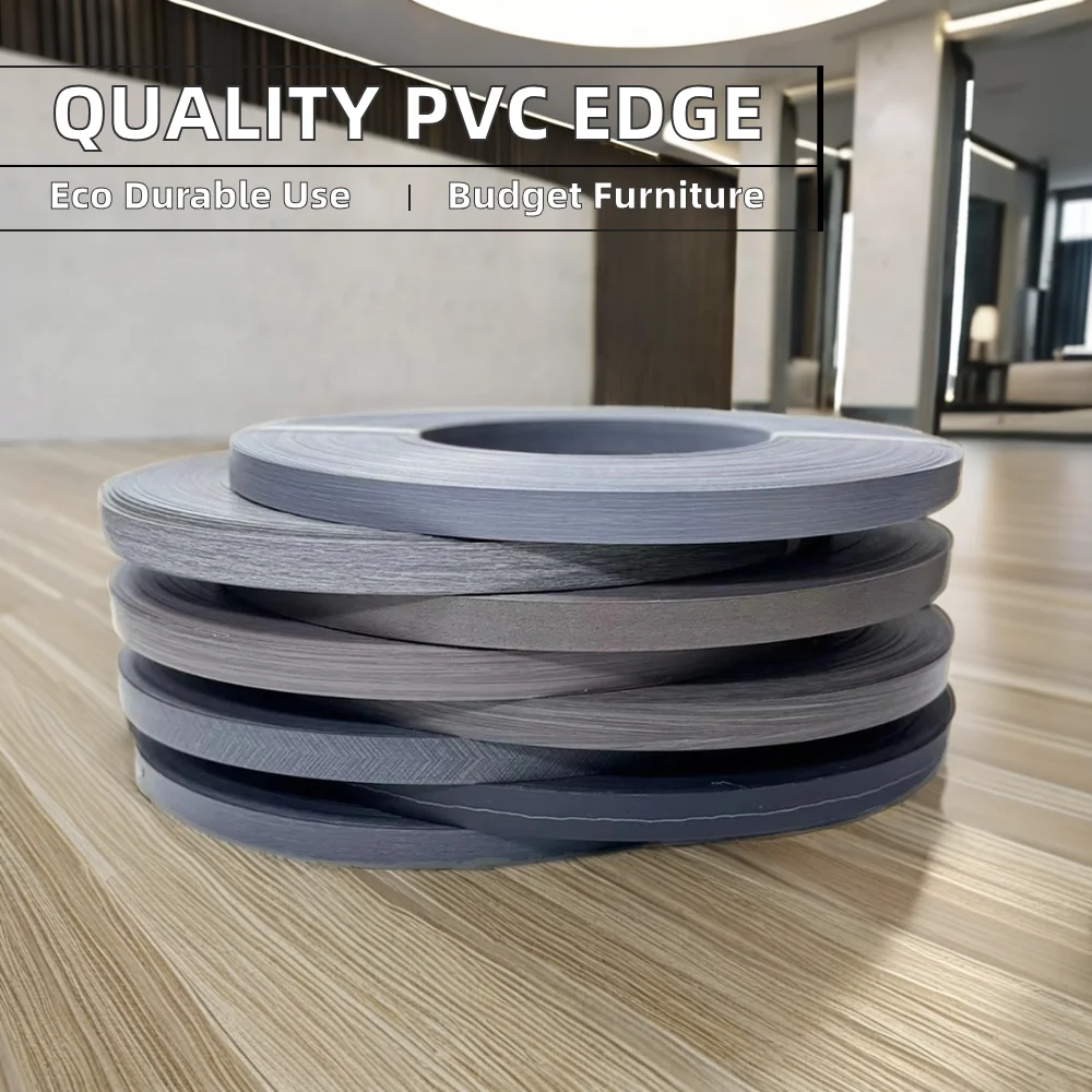 High Quality Custom PVC Edge Banding in Any Color Made with Plastic Melamine ABS Acrylic for Cabinet Application