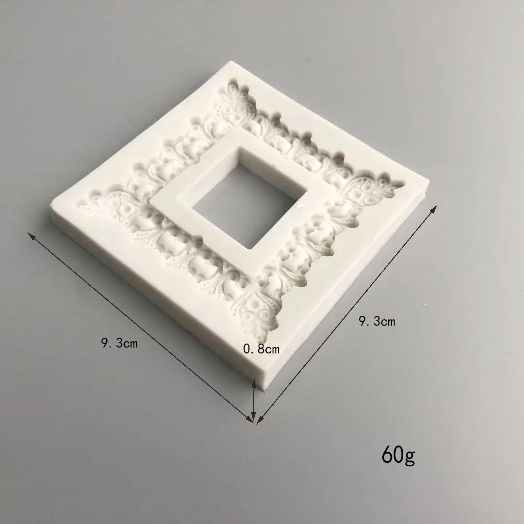 2022 Made in China New Design Epoxy Silicone Mold Fondant Cake Mold Silicone Decorative Tool Silicone Mold Fondant Pastry Tray