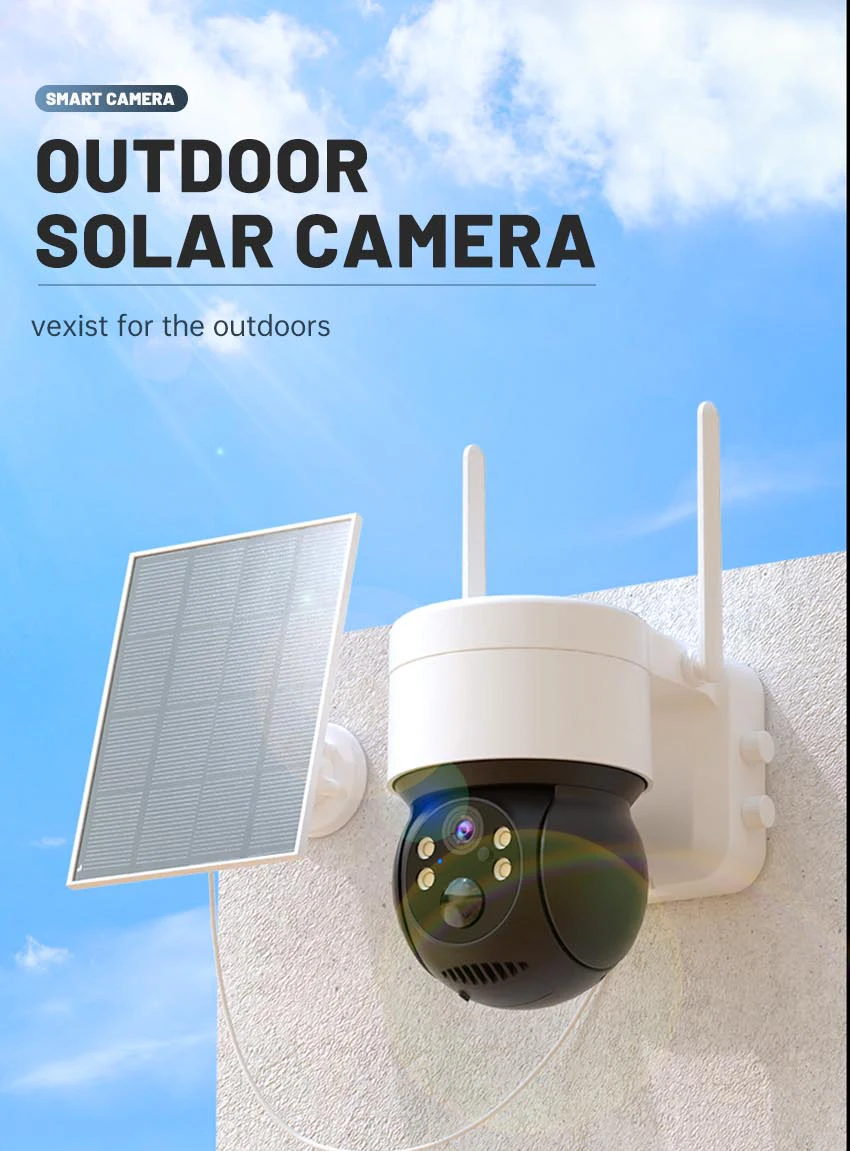 WiFi PTZ Camera Outdoor Wireless Solar IP Camera 1080P HD Built-in Battery Video Surveillance Camera Long Time Standby iCsee APP5.jpg
