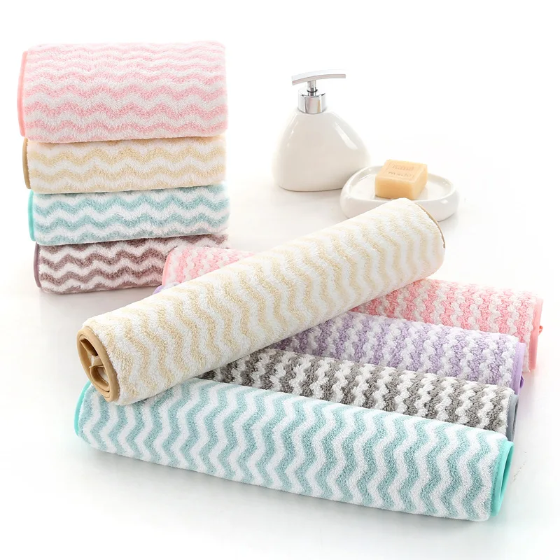 
 Полотенца для лица из микрофибры, белые  