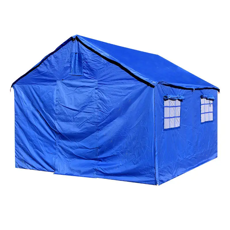 Hospital Emergency blue modular winterized tent disaster relief emergency shelter tube disaster relief outdoor tent for sales