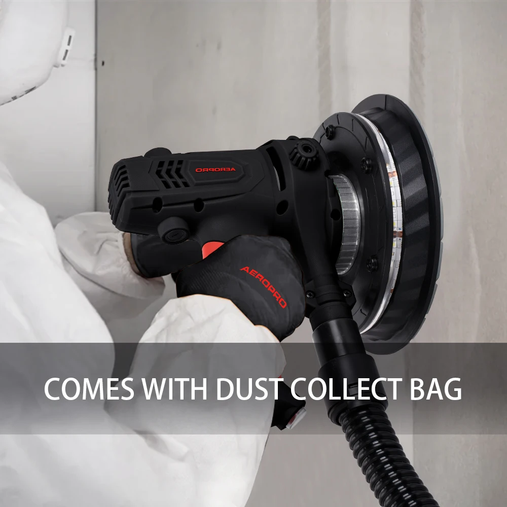 AEROPRO A705 New Design Portable Wall Sander Polishing Machine Electric Power Drywall Sander With Led Light