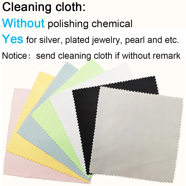 Lint Free Sterling Custom Polishing Silver Cleaning Cloth