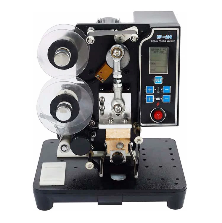 
HP-23 electronic colored ribbon code printer expiry date printing machine 