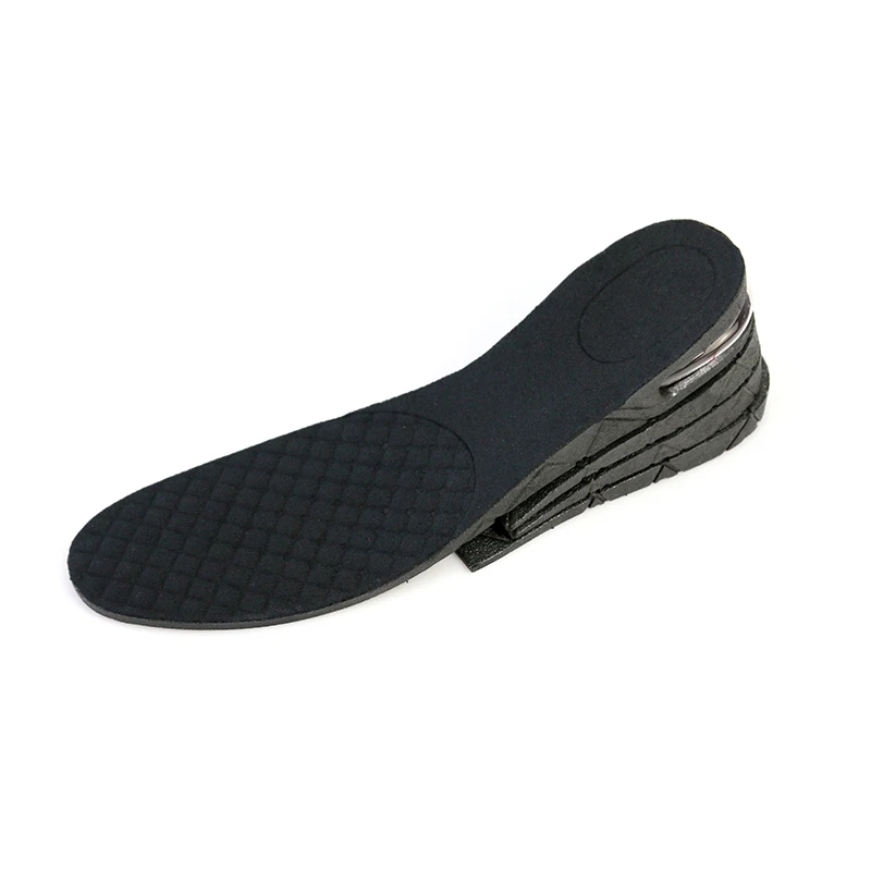 4 Layers breathable PVC height increasing shoe lift shoe insert insole increase height