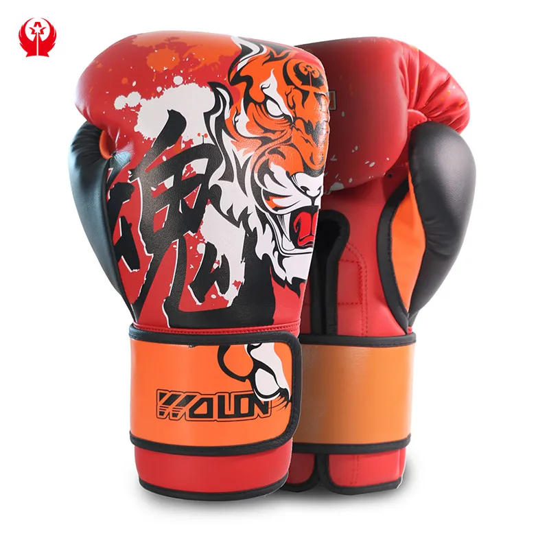 2022 Hot Selling Good quality Fitness Wholesale ufc custom logo winning cowhide Adults thai training boxing gloves