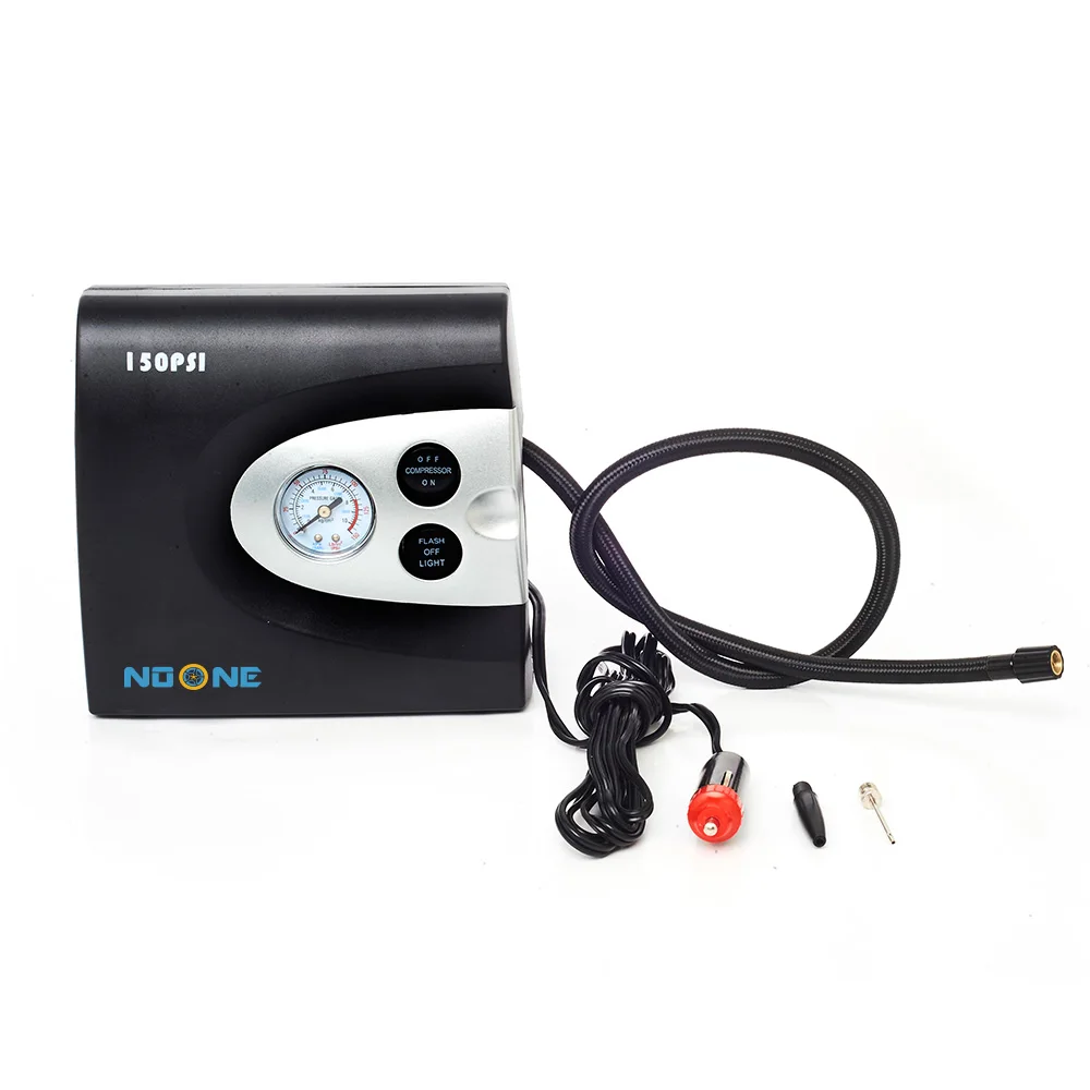 
High Performance 12V Car Fast Inflating Air Pump Portable Travel Mini Electric Bike Tire Inflators 