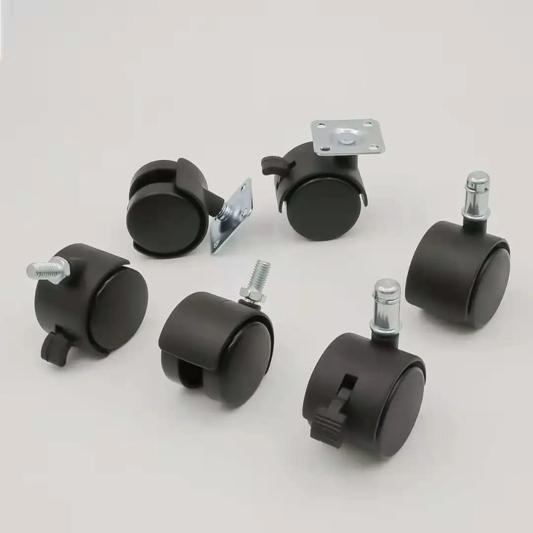 2 inch office chair casters baby bed wheels mobile flower stand computer host mobile skateboard casters