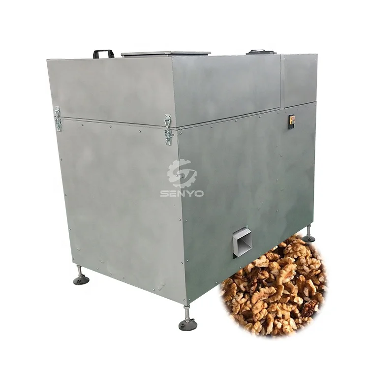 Factory supply high efficiency pecan cracking machine walnut crushing cracker machine