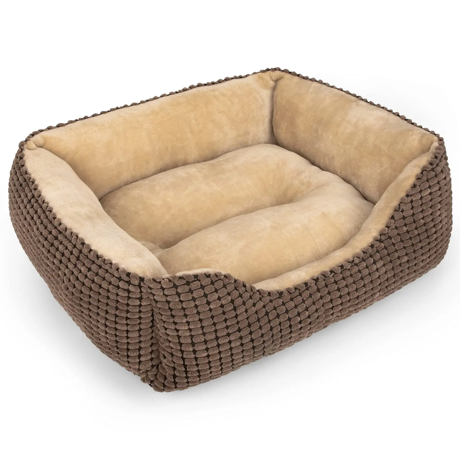 Relaxlines Custom Durable Waterproof Luxury Dog Bed Memory Foam Suede Pet Bed Cat Dog Sofa  bed