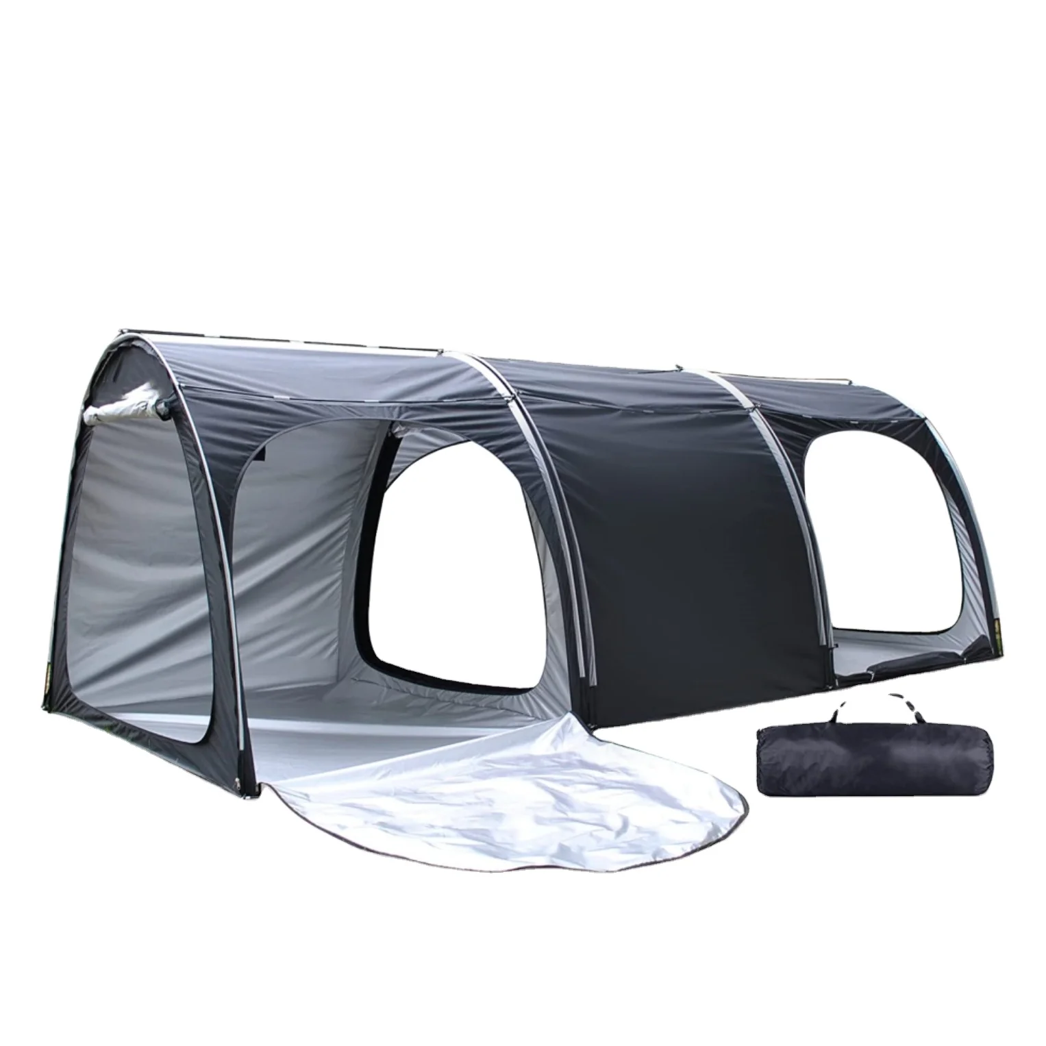 Large 3 Room Outdoor Camping Attachable All-in-one  Connectable Social Biking Multifunctional Waterproof Tent For Storage