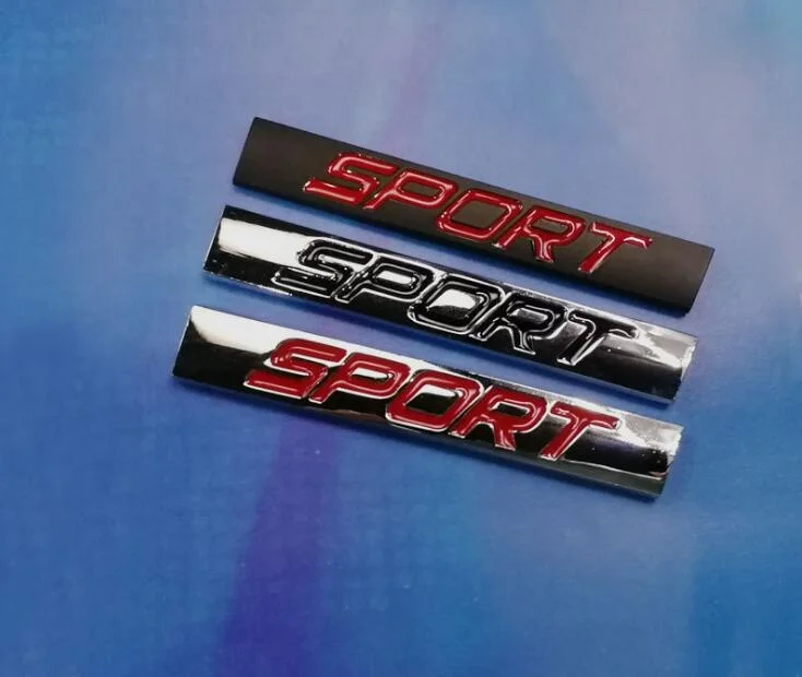 wholesale sport car emblems and TUR emblems sticker