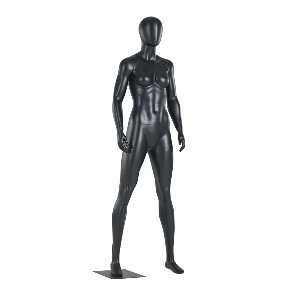 Women Sports Mannequin Black Standing Manniquin Female