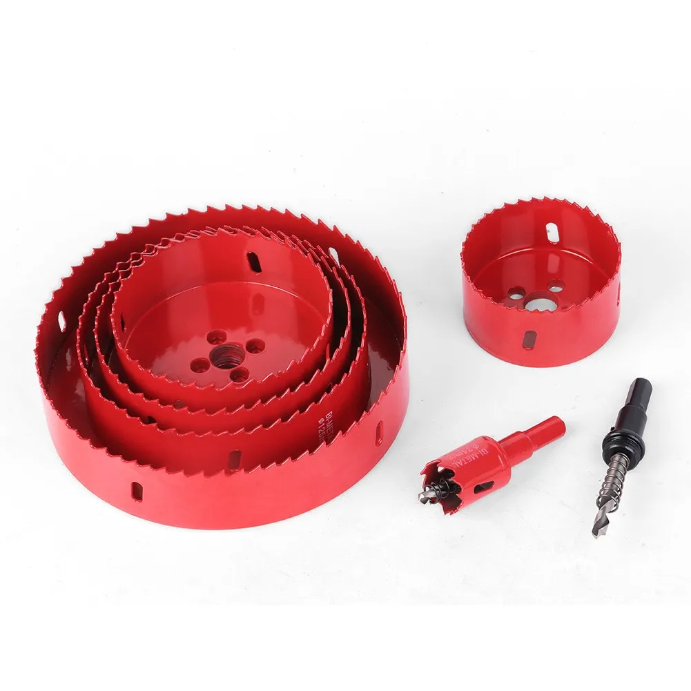 M42 bimetallic hole opener for woodworking iron sheet pipes aluminum gypsum board drill bit hole tapper PV Woodworking set