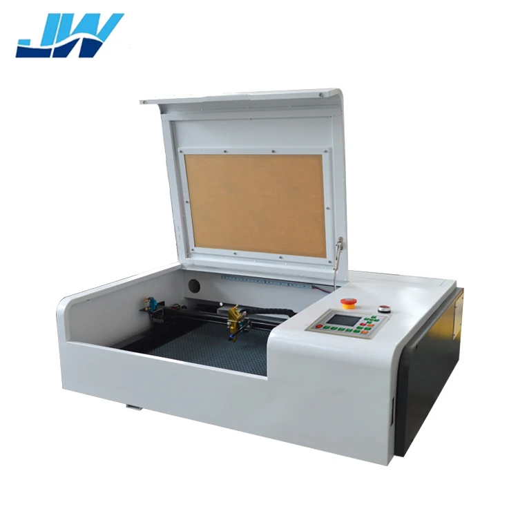 JW-4040 40w 50w co2 mini portable lazer engraving cutting machine for bamboo Arcylic Crytal Glass