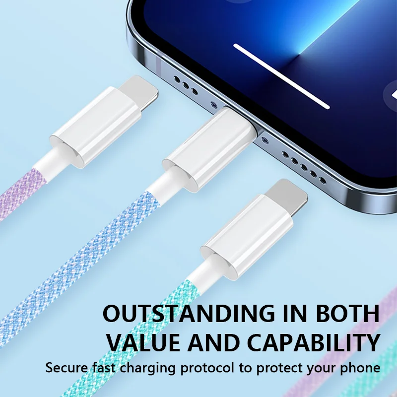 Usb Fast Charging Cable 5V To 12V Usb Mobile Phone Data Cable for Iphone Charging Cable