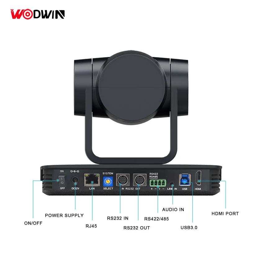 Confer 4k PTZ Camera 12X 20X Zoom SDI USB HD MI PTZ Conference Camera Video Conferencing Equipment