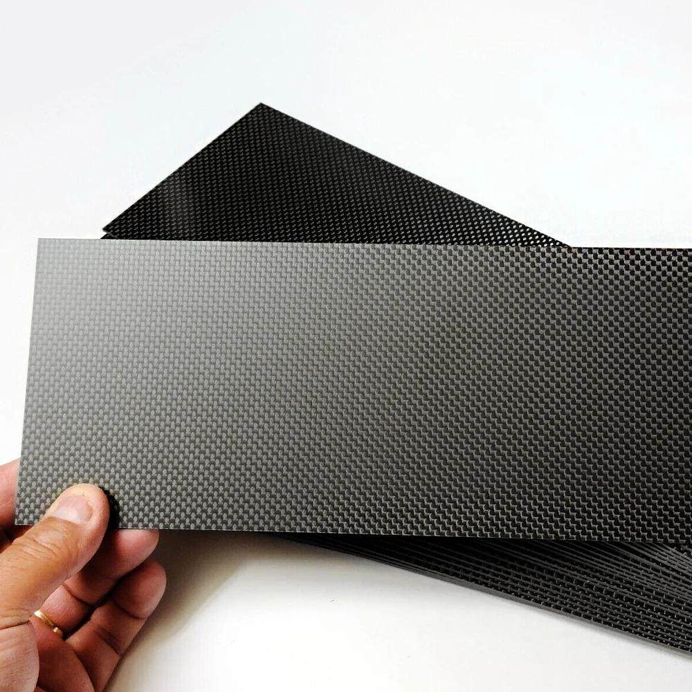 3k Twill Weave Black Red Green Silver Waterproof Fabric 3mm Colored Carbon Fiber Laminated Sheet / Plate Price