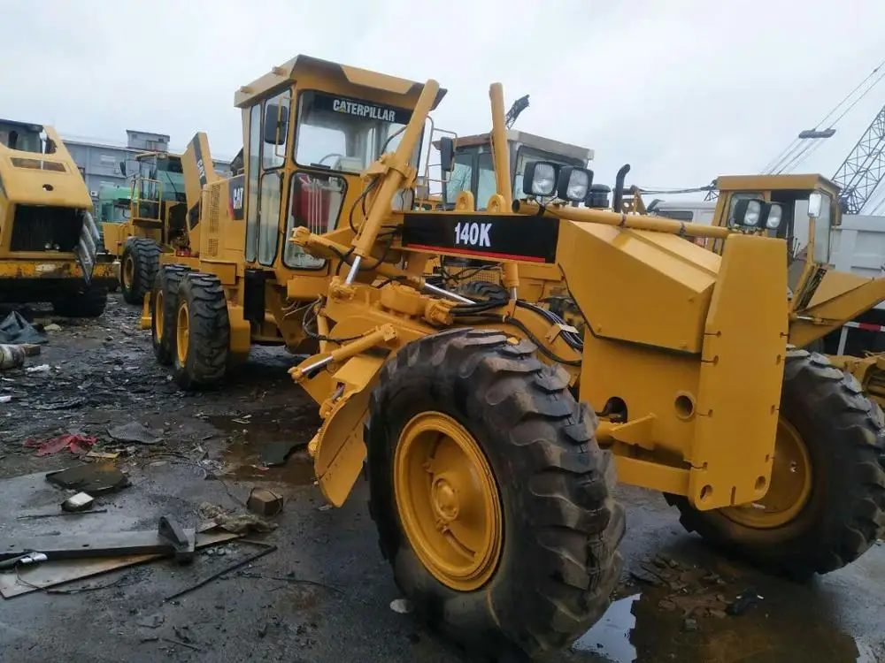 Original japan Low Hours and Cheap Price CAT 140K/Used CAT 14G Motor grader For sale