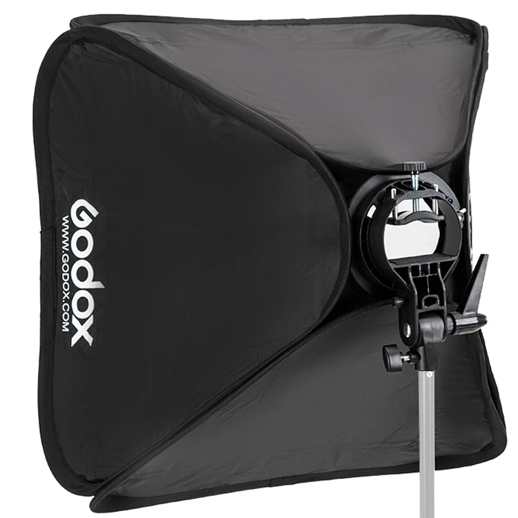 photo studio accessories godox SFUV 80*80cm Portable Softbox with S Type Bracket Holder+Carry Bag for Photography