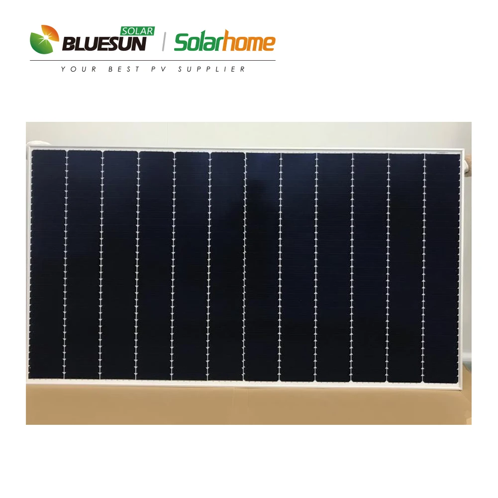 Bluesun Shingled Solar Panel 500W Monocrystalline Solar Panel System Overlapping Solar Panel 500W