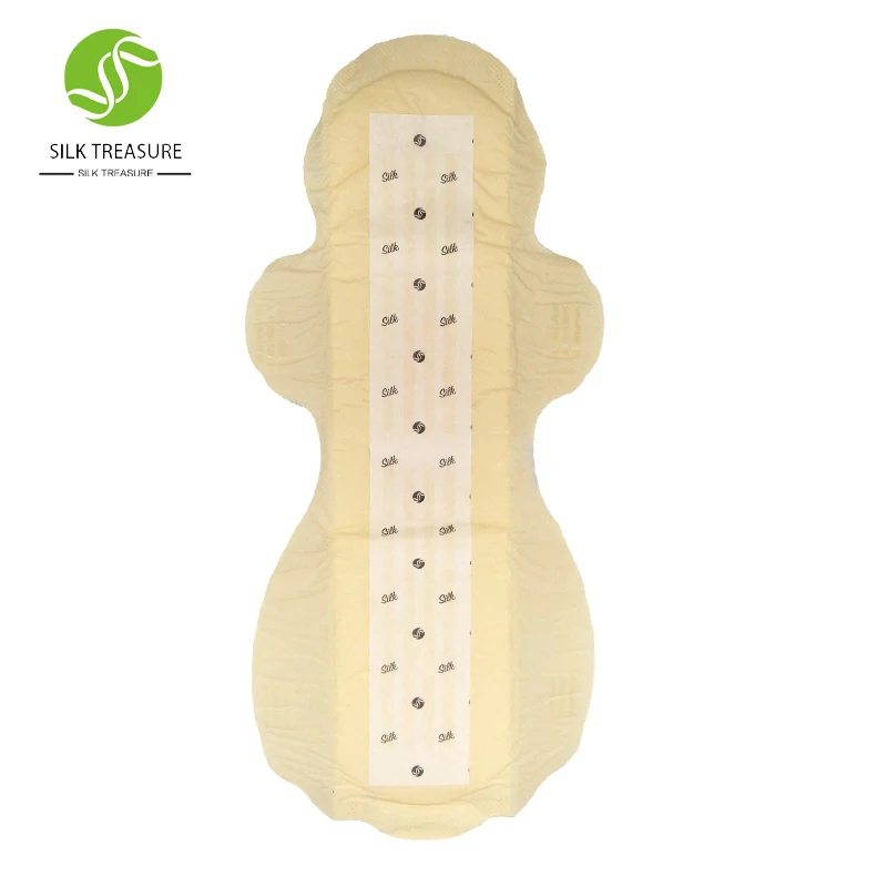 Super soft high absorbency anion 100 cotton sanitary pads ladies plus long night sanitary napkins