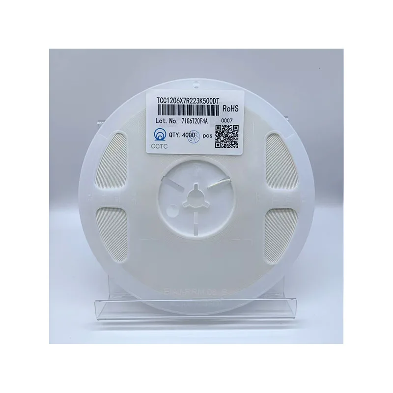 Керамические конденсаторы Cultilayer CCTC tc1206x7223k500dt SMT 1206/3216 X7R 22nF 50V прецизионный конденсатор с поверхностным креплением