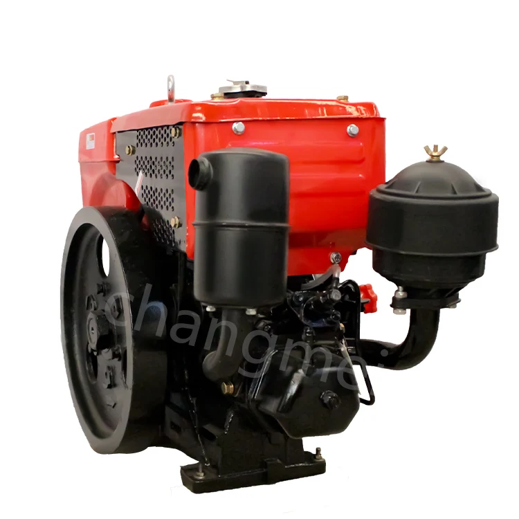 R180 R190 Single Cylinder Diesel Engine 8hp 10hp Water Cooled Electric Start Tractors Diesel Engine