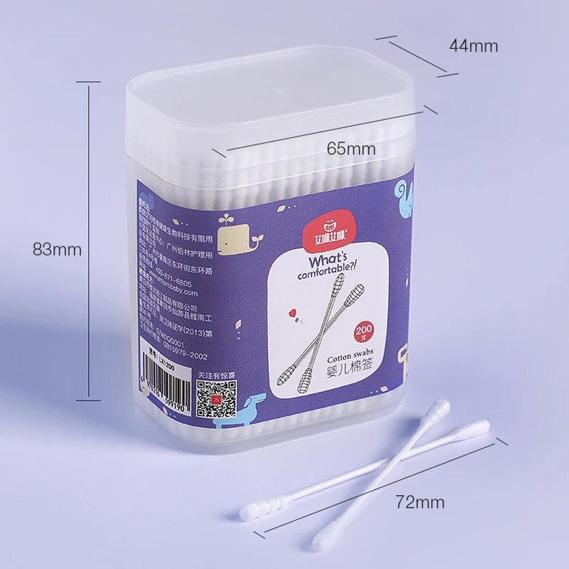 Double-headed Cotton Buds Make up Cotton Swabs Baby Swab Reusable