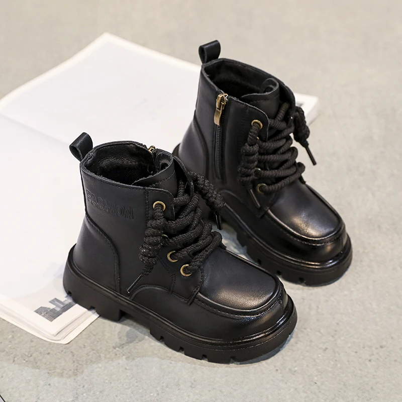 Hot Sale Spring Autumn Children Casual Martin Boots Baby Boys Leather Boots For Children Popular