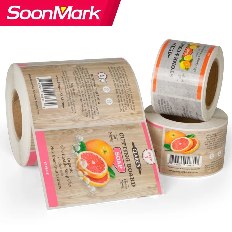 Low price custom adhesive glossy water proof paper egg packaging box label and sticker printing