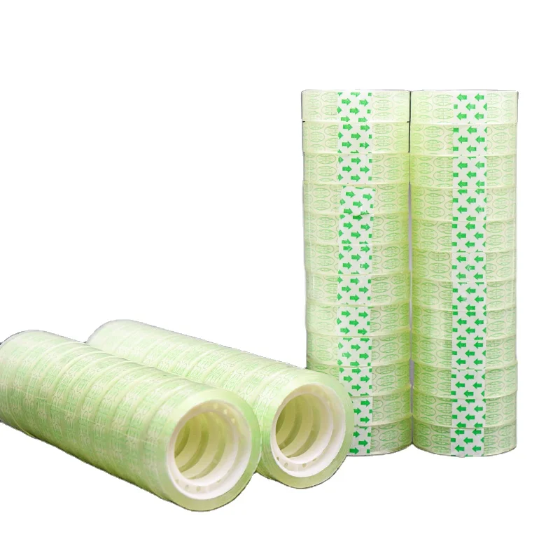 High quality cheap Strong stickness Transparent Bopp adhesive Stationery tape for students