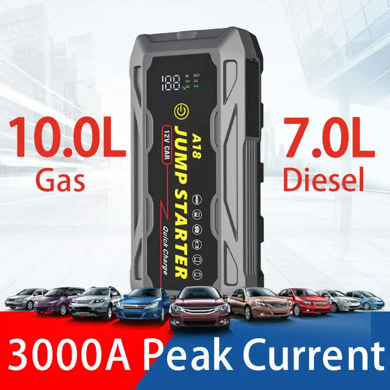 Multi Function Jump Starter Portable 24V Car Utrai 12V Emergency 20000Mah Air Pump 4000A
