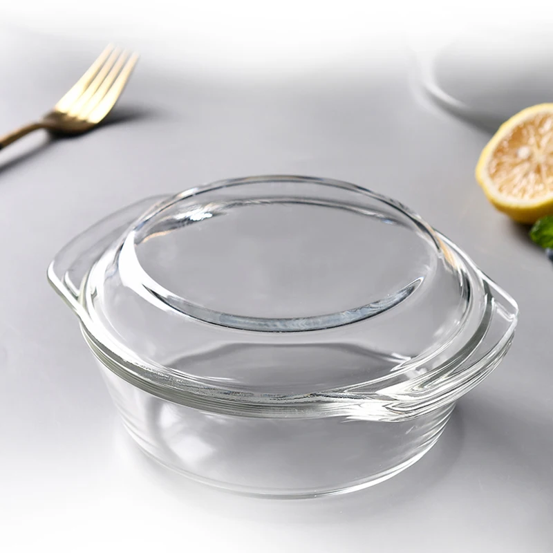 Hot Sale Nonstick Cookware Multifunctional Clear Transparent Glass Cooking Hot Pots With Lids