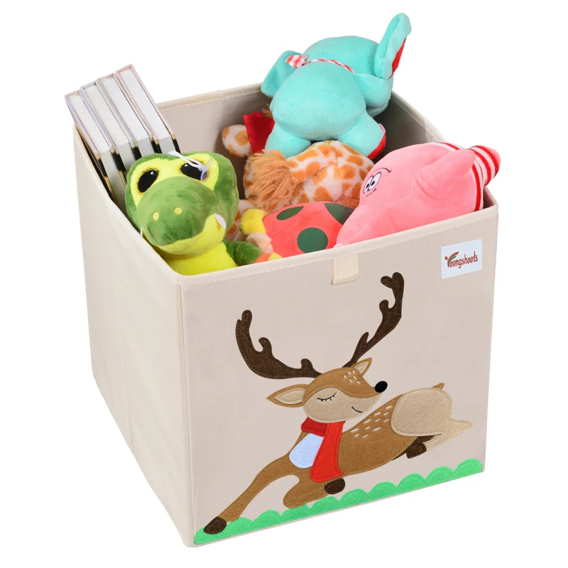 Toy Storage Organizer Toy Chest Fabric Storage Basket Box for Clothes