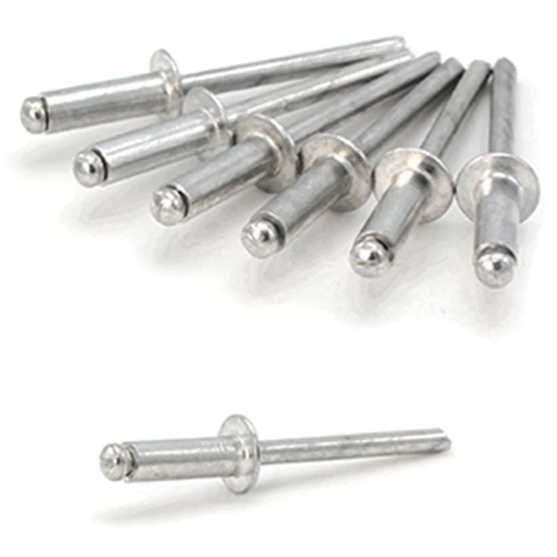Wholesale Pop Rivets Aluminium 6mm 4.8mm Pop Blind Rivet Round Head Aluminum Blind Rivets Box