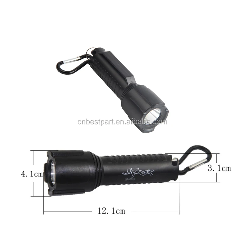 Clover underwater led flashlights diving Magnetic Switch Waterproof scuba Diver Torch 3*AA battery LED Diving Flashlight