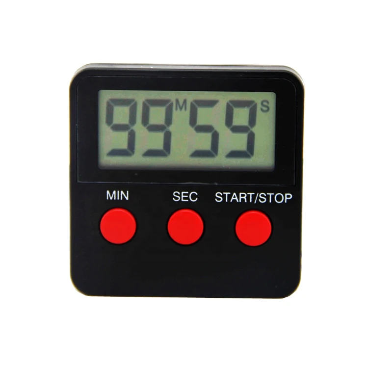 Digital Kitchen Timer Magnetic Countdown Stopwatch Timer With Loud Alarm For Reminding