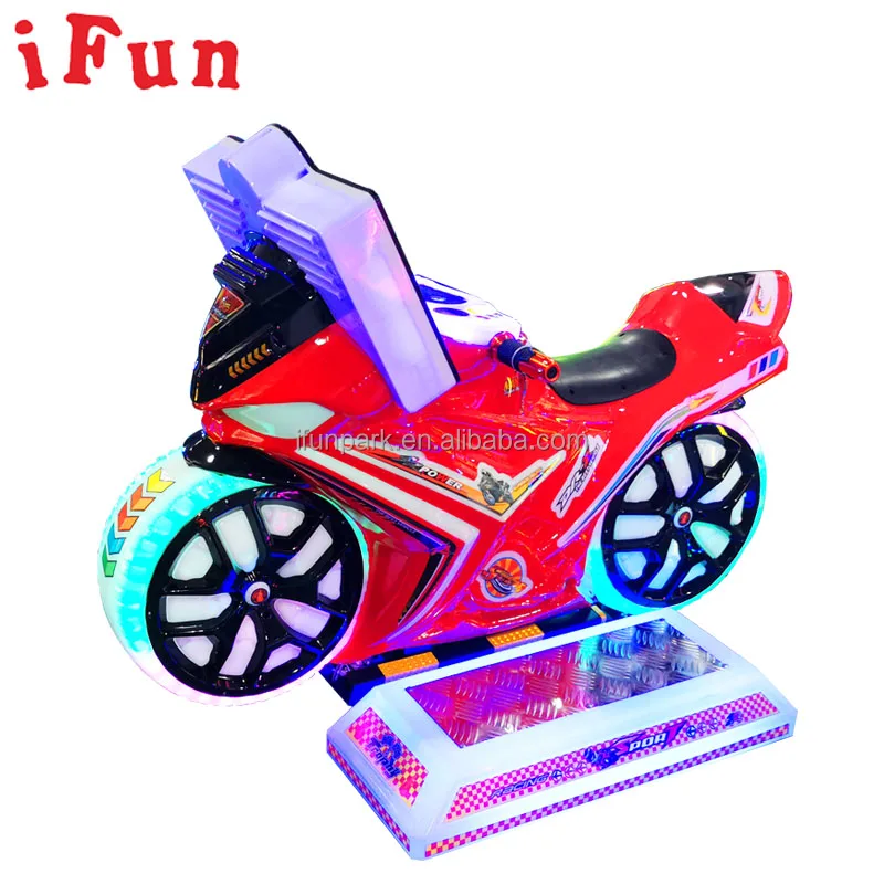 Ifun аркадный комнатный Монетный скоростной мотоцикл мини-размер детский видеомотоцикл гоночный игровой автомат для