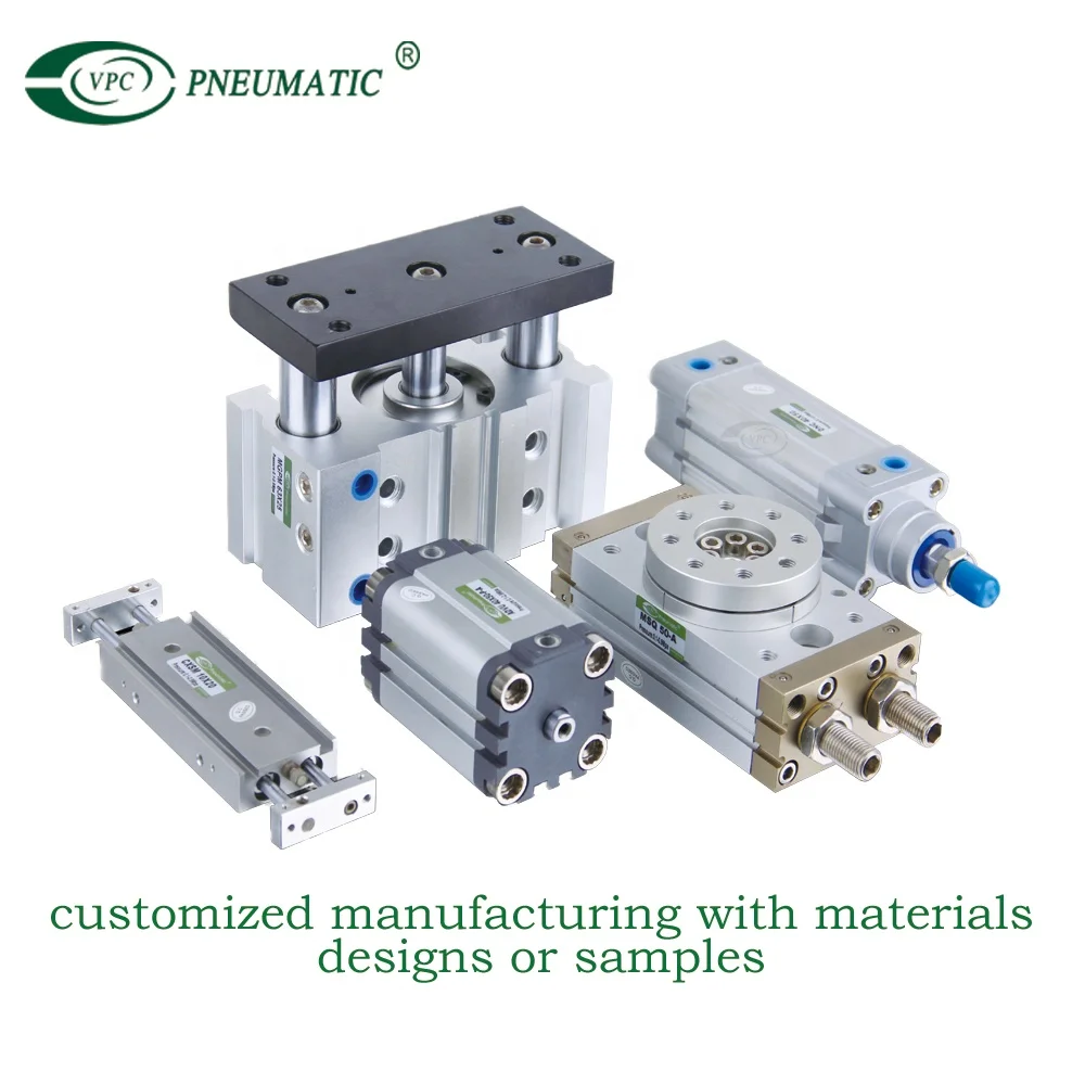 SMC type MSQ Series 90 180 Degrees Swing Solid Aluminum Pneumatic Rotary Table Actuator Cylinder