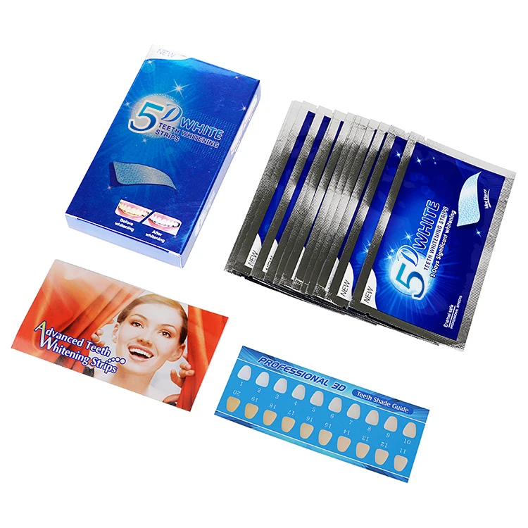 High Quality Teeth Whitening Strips 28 count 14 days Sensitive White Strips Teeth Whitening Kit