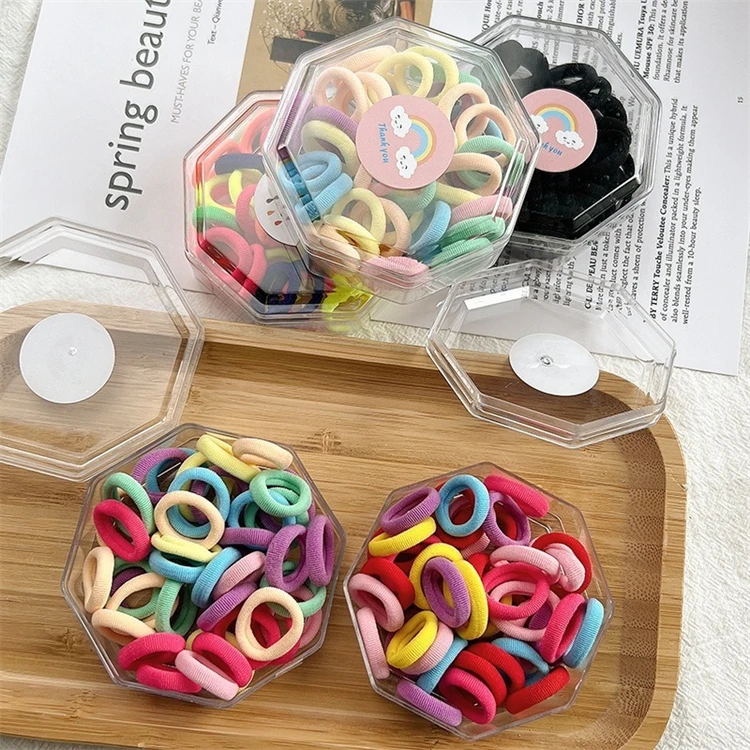 40pcs Baby Hair Ties Toddler Hair Ties for Girls Kids Elastic Hair Bands Ponytail Holder