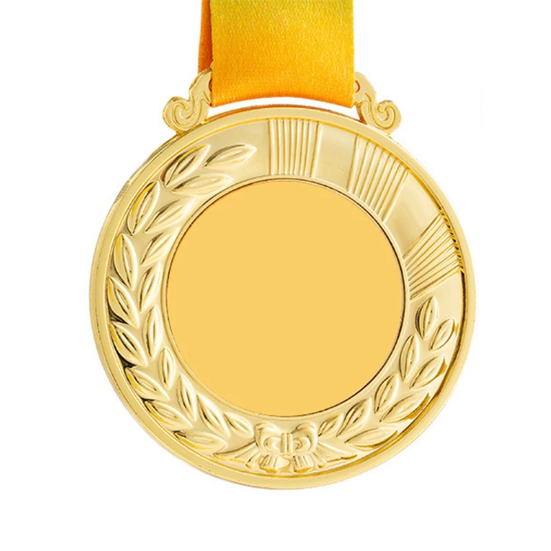 Wholesale High Quality Custom Gold Plated Blank Medal Cheap Metal Commemorative Medal