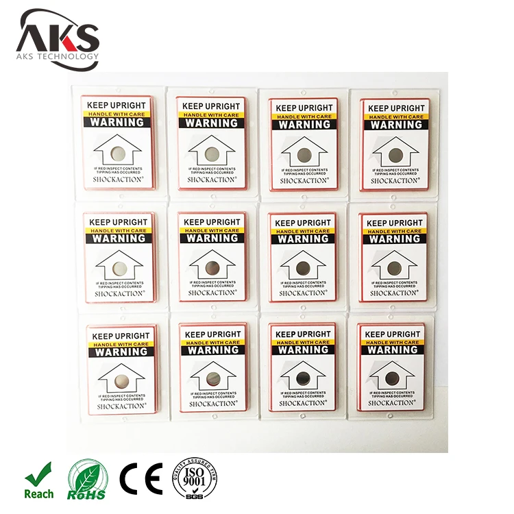 Tilt Indicator Label from China Manufacturer Single use Tilt Sensor Sticker